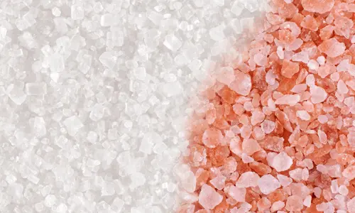 Two different rock salts for the food industry